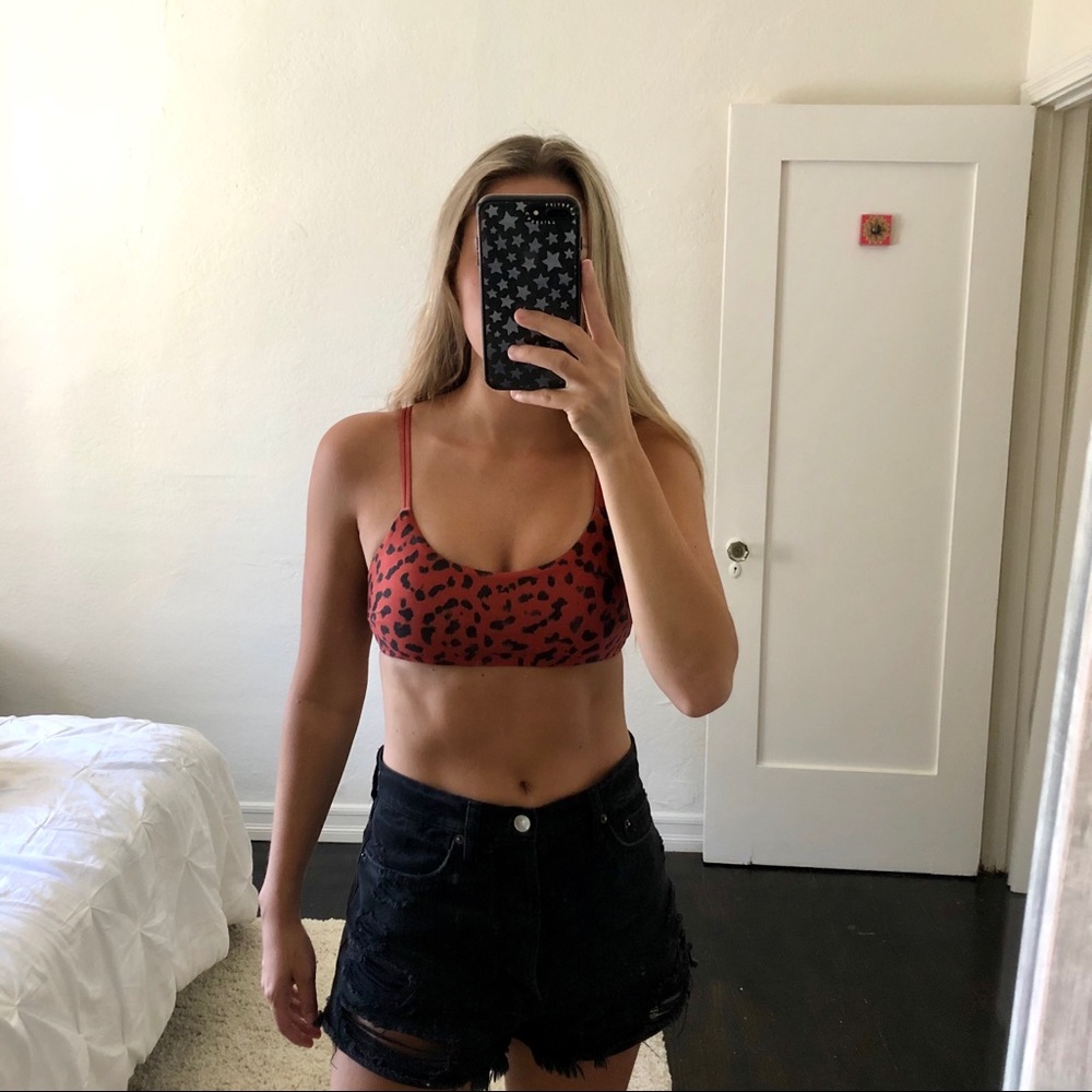 Cheetah Bathing Suit Top